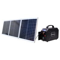 Портативная зарядная станция Velmax V-PPS-200sp 200W с солнечной панелью 3×30W 31-10-03