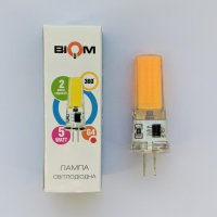 LED лампа Biom G4 5W 220V 3000K BG4-5-22-3-S 10035