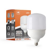 Світлодіодна LED лампа Євросвітло 50W Е27 + Е40 4200K (VIS-50-E40) 000042332