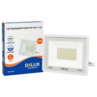 Світлодіодний прожектор Delux FMI 11 50W 6500К IP65 білий 90019309
