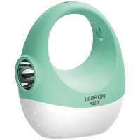 Портативный светодиодный аккумуляторный LED фонарь Lebron L-HL-617 7.5W 1200mAh зеленый 15-16-17