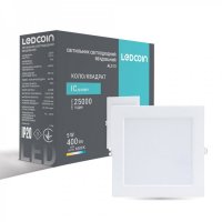 LED cветильник Ledcoin AL513 5W 6500К встраиваемый белый 8211