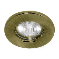 Світильник точковий Feron DL10 під лампу MR16 G5.3 12V античне золото БЕЗ ЛАМПИ (15206)