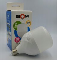 LED лампа Biom HP-30-6 30W E27 6500К 15453
