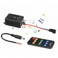 Контроллер LT RGB SPI smart music RF с пультом (9 кнопок) 5-12V для Smart ленты 073004