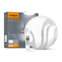 LED світильник Smart Videx Glanz 2 круглий 72W 2800-6200К VL-CLS1997-72