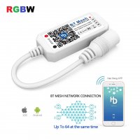 Контролер LT RGBW Bluetooth 5-24V 100W для багатобарвної світлодіодної стрічки BTMesh-RGBW 071018