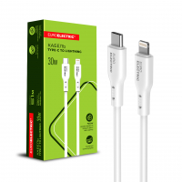 Кабель з'єднувальний зарядний Euroelectric Type-C to Type-C 1м Cable-C-L(30W)