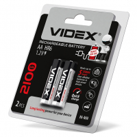 Аккумулятор Videx HR6 2100mAh 1.2V double blister/2шт упаковка HR6/2100/2DB