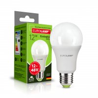 LED лампа Eurolamp ECO A60 12W E27 4000K LED-A60-12274(12-48V)