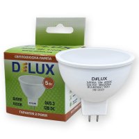 Світлодіодна LED лампа DELUX MR16A 5W GU5.3 4100K 90021254