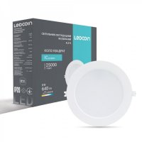 LED cветильник Ledcoin AL512 8W 6500К встраиваемый белый 7750