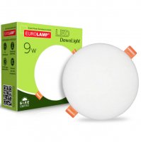 Точковий LED світильник Eurolamp 9W 4000K коло LED-DLR-9/4(Е)