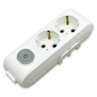 Колодка 2 гнезда Viko Multi-let c заземлением и кнопкой 90118200