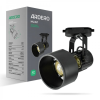 LED світильник трековий Ardero ML357 під лампу A60/E27 IP20 чорний (80161) 7991 f