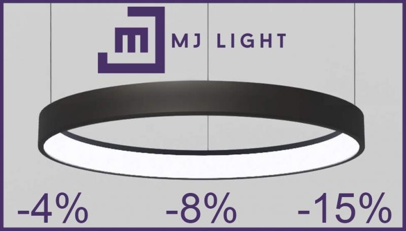 Светильники MJ-Light со скидкой до -15%
