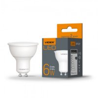 Світлодіодна LED лампа Videx MR16е 6W GU10 3000K VL-MR16е-06103