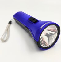 Портативный светодиодный аккумуляторный фонарик Tiross 3 Вт LED 1200mAh синий TS-1851