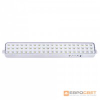 LED светильник аварийный Евросвет SFT-LED-60-01 аккумуляторный 2,5W 6400K IP20 000056725