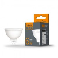 Світлодіодна LED лампа Videx MR16e 6W GU5.3 4100K VL-MR16е-06534