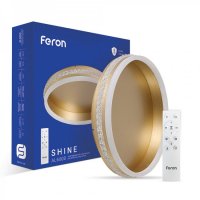 LED світильник Feron AL6600 SHINE 70W 4500Lm 3000-6500К з пультом золото (40280) 7671