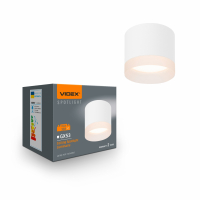 Cветильник накладной Videx под лампу GX53 IP20 белый VL-SPF25A-W