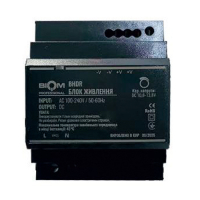 Блок живлення Biom на DIN-рейку 100W 8.3A 12V BHDR-100-12
