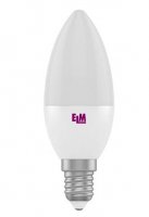 LED лампа ELM C37  8W PA10 E14 4000 18-0165