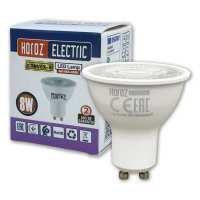 Світлодіодна LED лампа Horoz CONVEX-8 8W GU10 6400K 001-064-0008-010