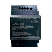 Блок живлення Biom на DIN-рейку 60W 5A 12V BHDR-60-12