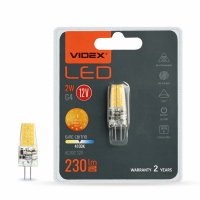 Світлодіодна LED лампа Videx G4e 2W G4 4100K 12V VL-G4C-02124