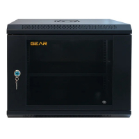 Шафа серверна настінна Gear 19 9U з полицею GWMSN-9U-600-450
