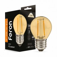 LED лампа Feron LB-61 2W E27 2700K золото 7513