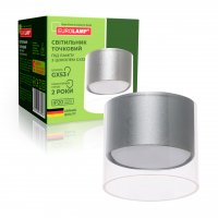Точковий LED світильник Eurolamp для ламп GX53 срібло LH-GX53(silver)