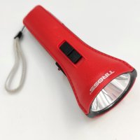 Портативный светодиодный аккумуляторный фонарик Tiross 3 Вт LED 1200mAh красный TS-1851