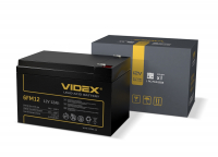 Акумулятор свинцево-кислотний Videx 6FM12 12V/12Ah color box 1 91