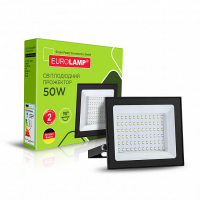 LED прожектор Eurolamp с радиатором LED SMD 50W 5000К IP65 LED-FL-50/5(black)