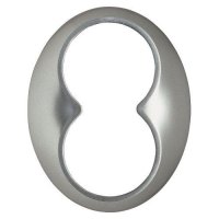 Рамка для подвійний розетки RENOVA сталь, WDE011443