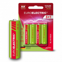 Батарейка щелочная Euroelectric LR6/AA 4pcs 1,5V блистер 4шт BL-AA-EE(4)