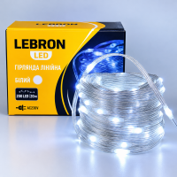 Led гирлянда Lebron L-CL-2017 линейная 200LED 20м IP65 белый 15-18-17