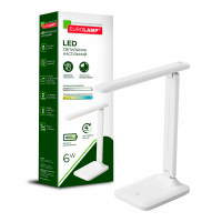 Настольная LED лампа аккумуляторная Eurolamp 6W 1200mAh 3000-6000К белая LED-TLB-6W(white)