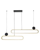 LED світильник підвісний Goldlux Florentyna 48W 4000K золото 333902