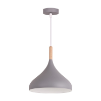 Подвесной светильник Velmax V-CL-KIWI-Gr-Wh E27 23-10-53