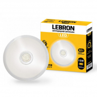LED светильник Lebron L-WLR-S 15W 4100K с датчиком движения 15-36-49