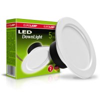 LED светильник Downlight Eurolamp 5W 4000K LED-DLR-5/4(Е)