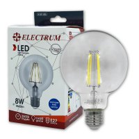 Світлодіодна LED лампа Electrum D95 8W E27 4000K LG-6F A-LG-1426