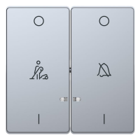 Клавіша 2-а D-Life LED дзвінок/покоївка «Нержавіюча сталь» MTN3429-6036
