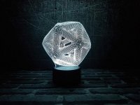 3D светильник "Икосаэдр" 07-037