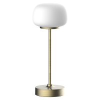 Настільна LED лампа Goldlux Rimini 1.8W акумуляторна 2700K IP20 USB золото 329851
