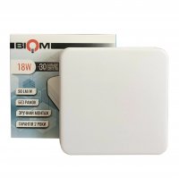 Накладний LED світильник Biom 18W 5000К IP33 квадрат BYS-01-18-5 22146